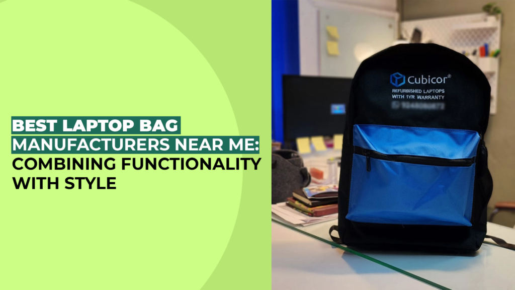 best laptop bag manufacture near me