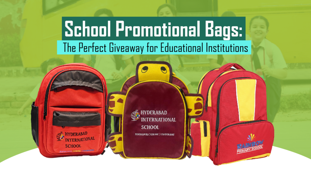 school promotional bags